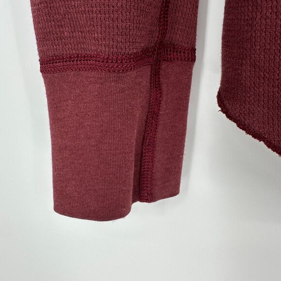 American Apparel Dexter Morgan Kill TV Shirt Mens Large Burgundy Thermal Henley - Picture 3 of 9